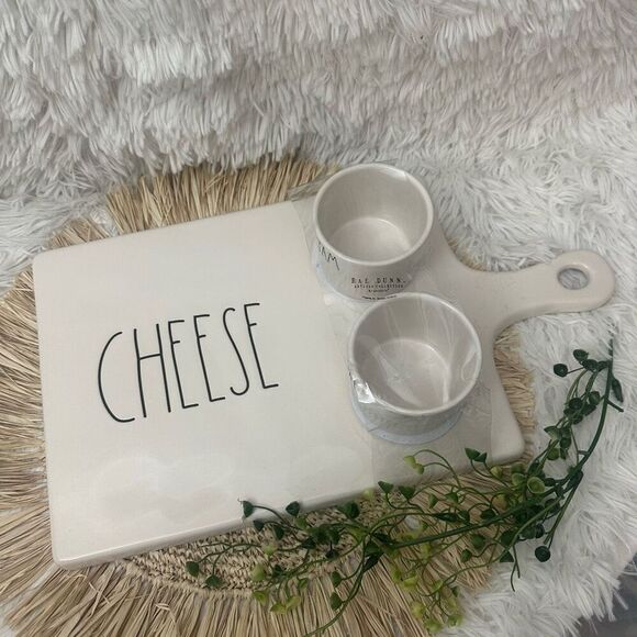 Magenta by Rae Dunn Cheese Platter Tray Charcuterie with Jam‎ & Fruit Bowl NEW - Picture 2 of 7